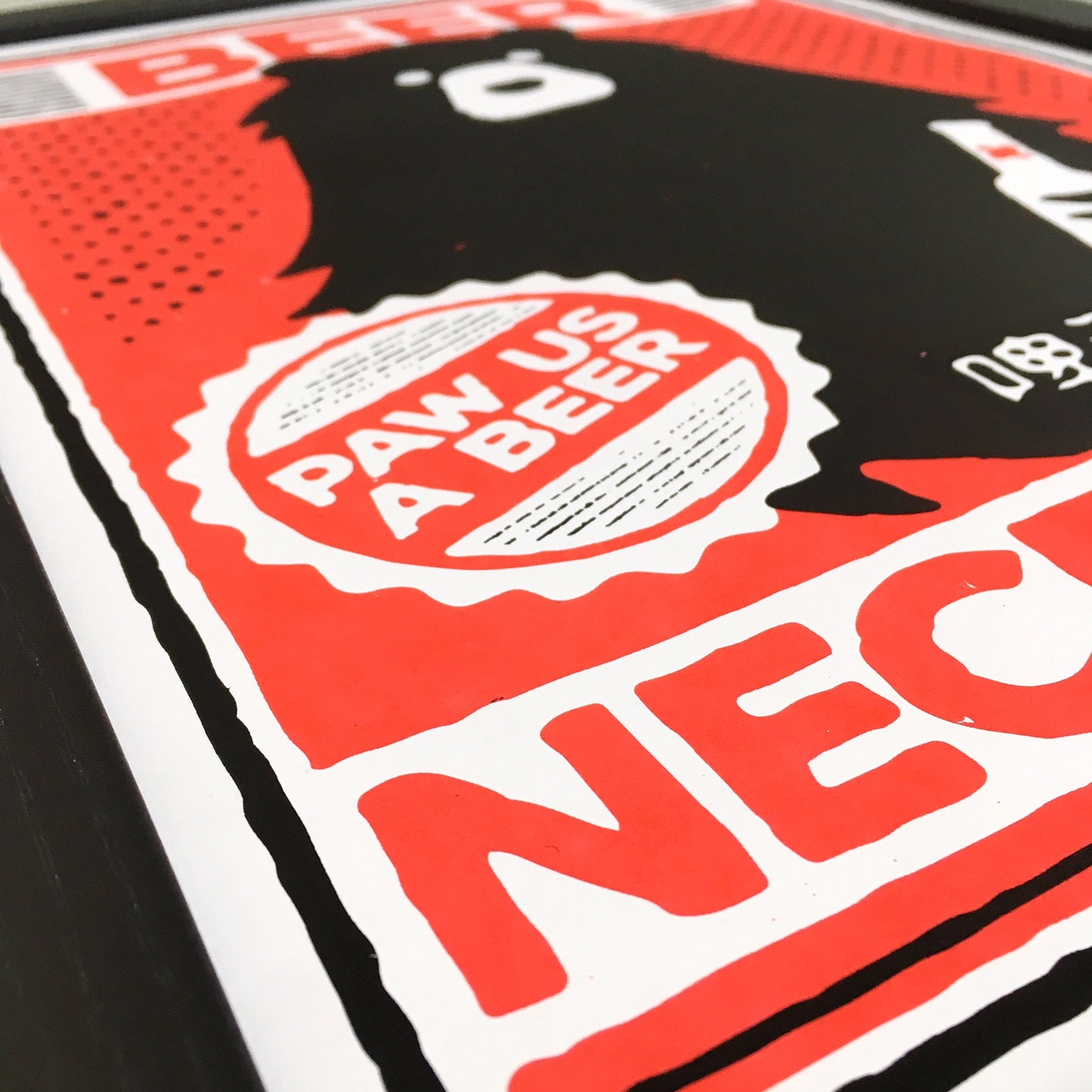 Beer Necessities A3 Screen Print
