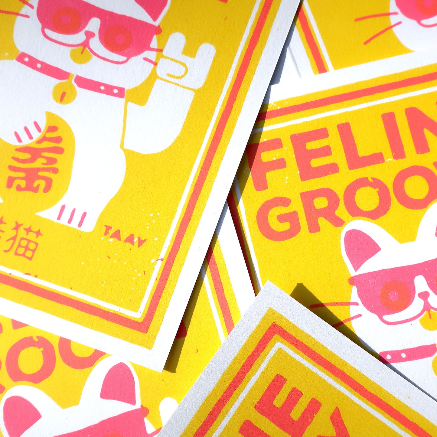 Feline Groovy Greeting Card