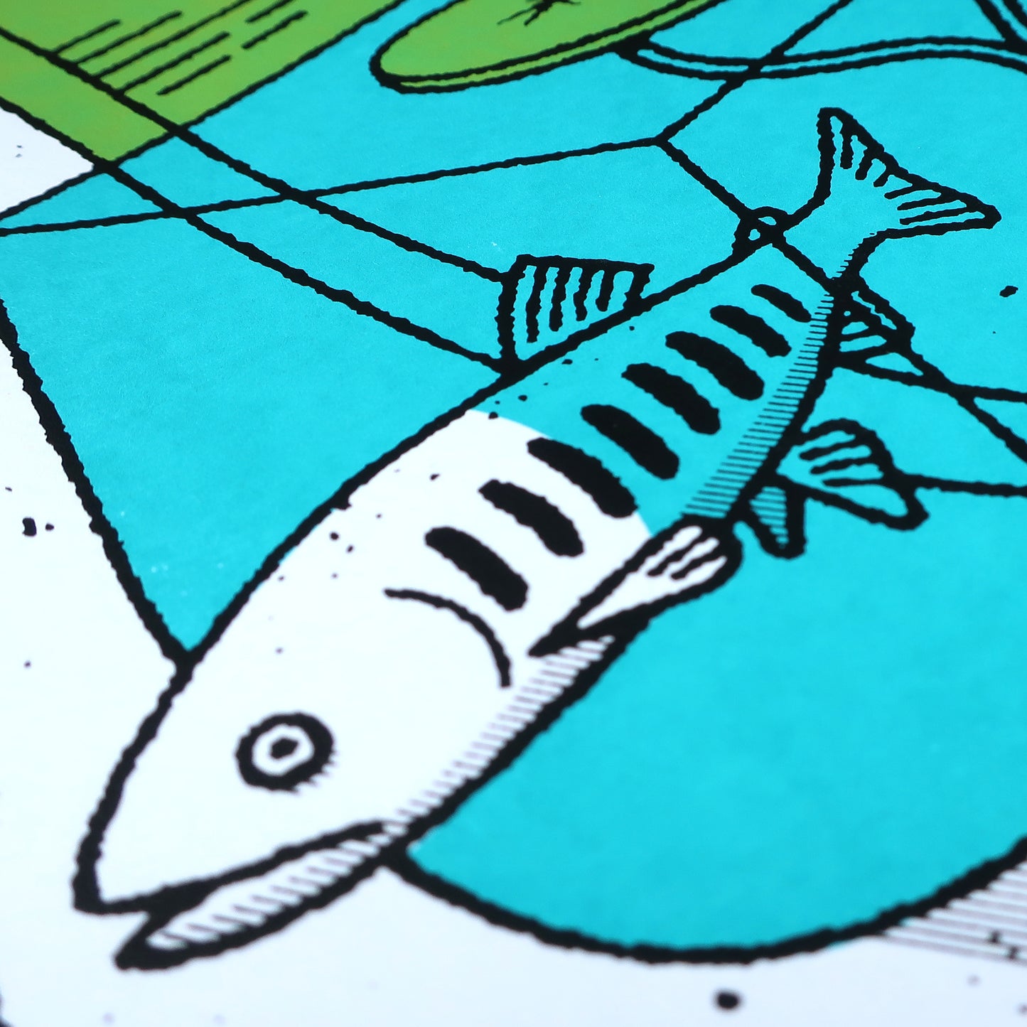 Heron A3 Screen Print