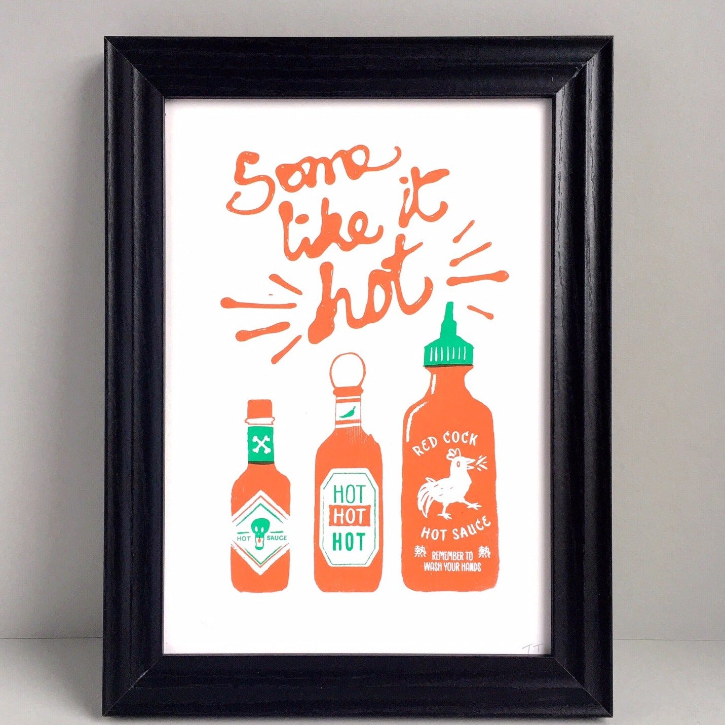 Hot Sauce A4 Screen Print