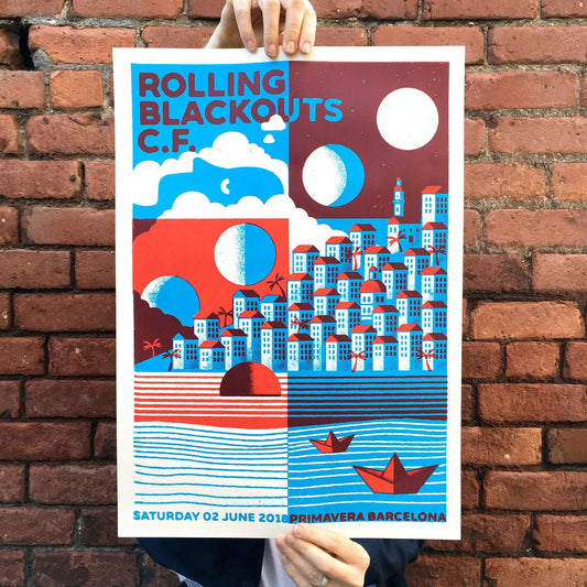 Rolling Blackouts Coastal Fever Gig Poster