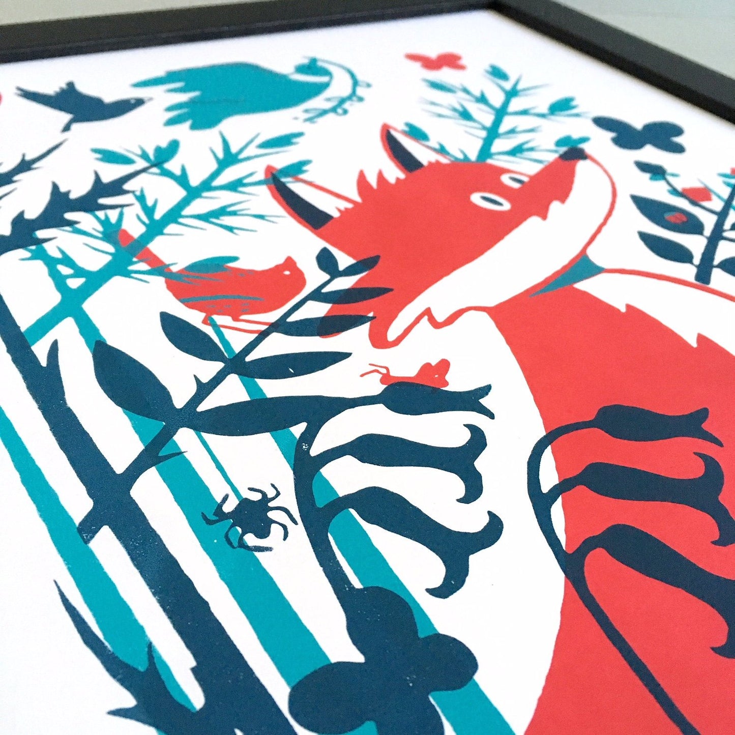Fox A3 Screen Print