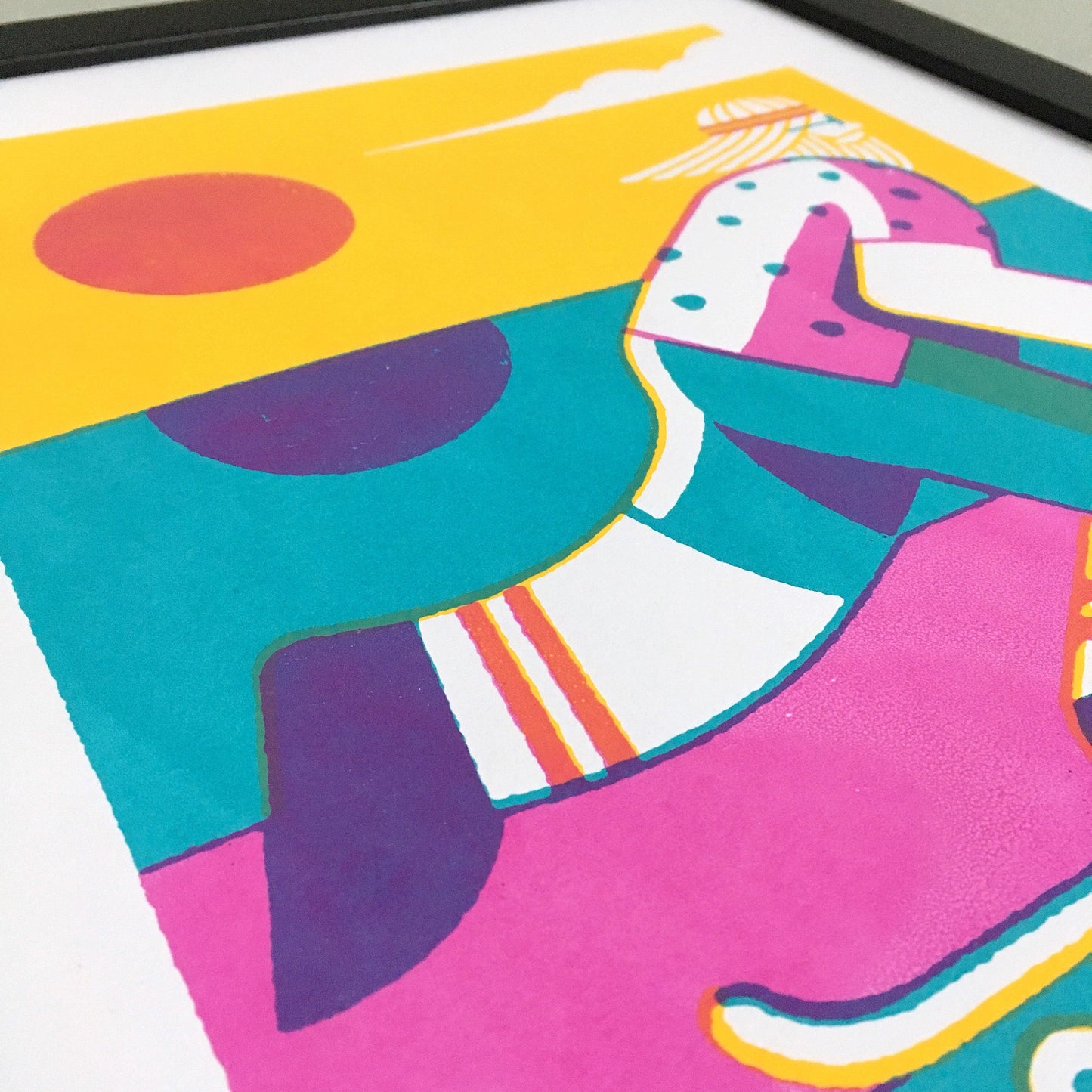 Skateboard A3 Screen Print