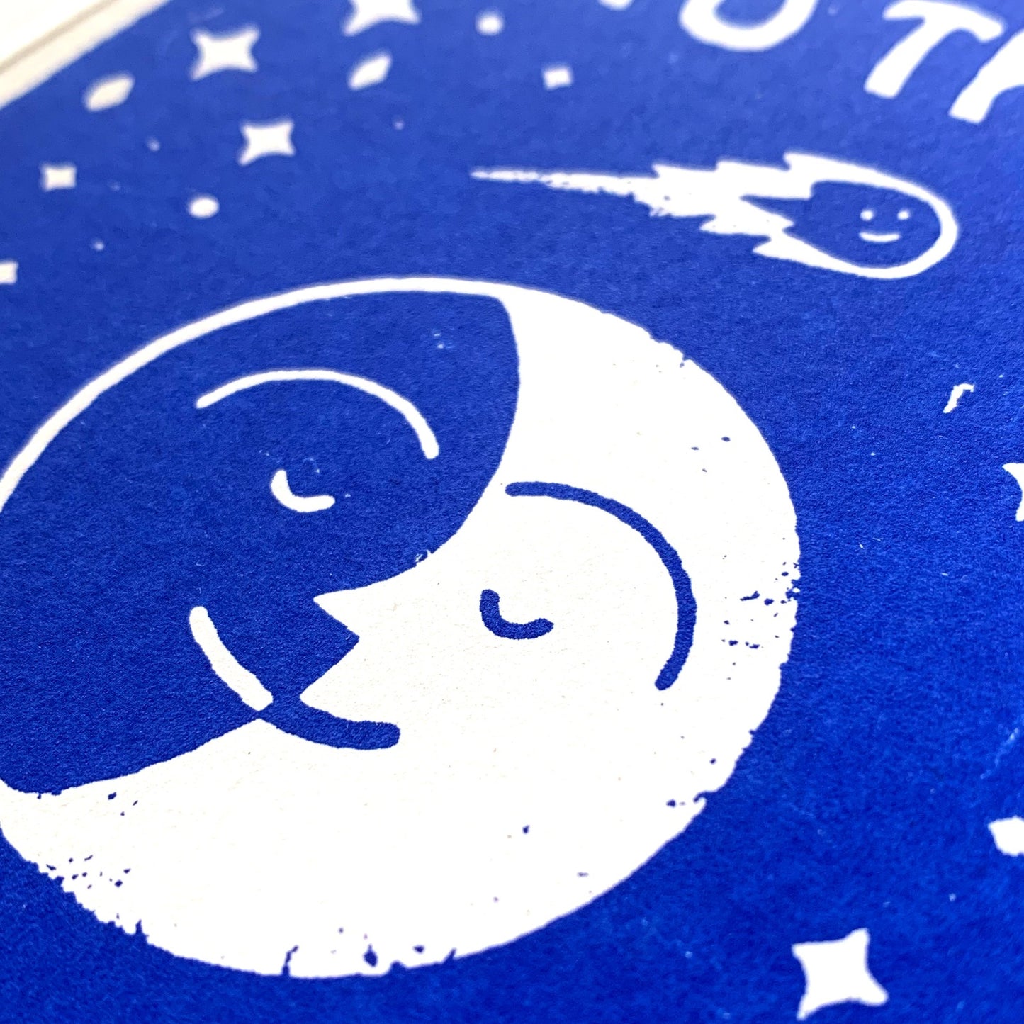 To The Moon Greeting Card