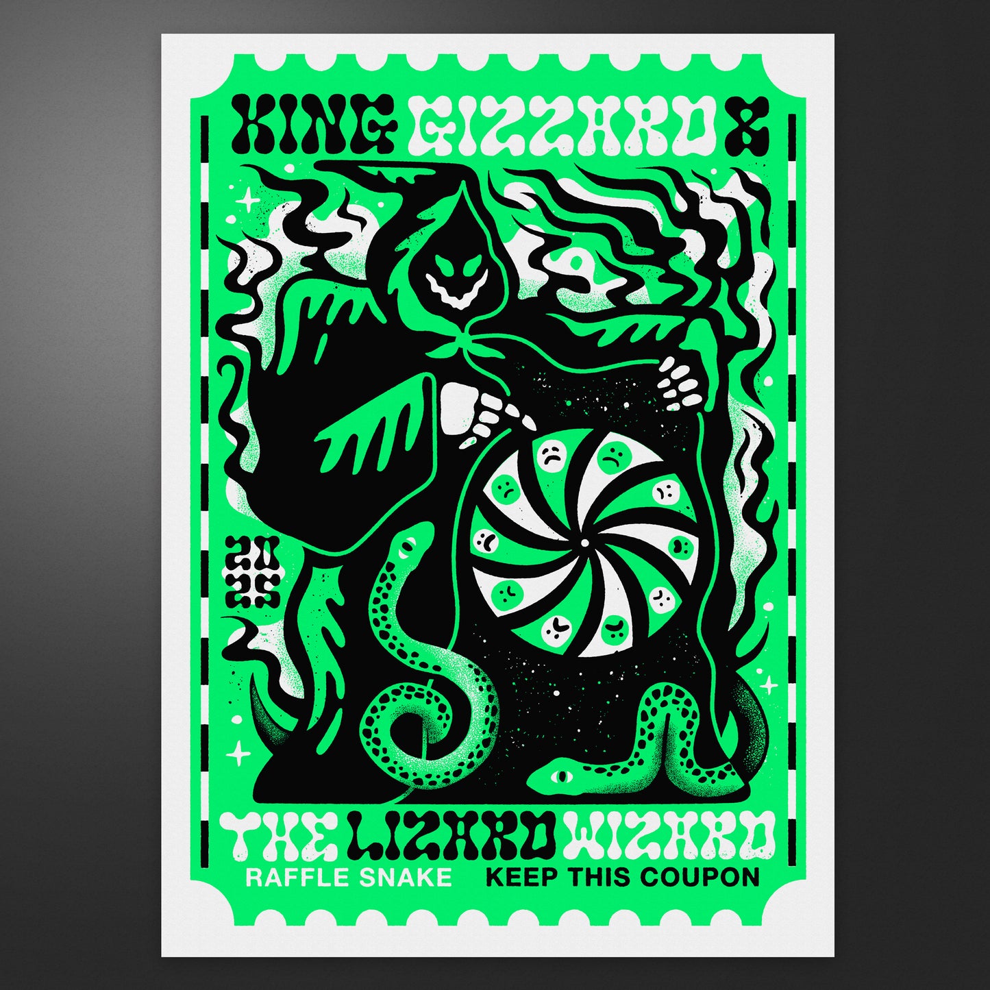 King Gizzard And The Lizard Wizard Poster Raffle