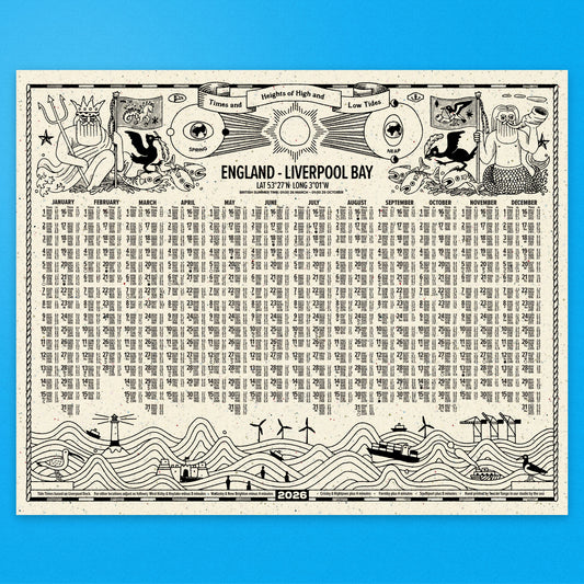 Liverpool Tide Table 2026