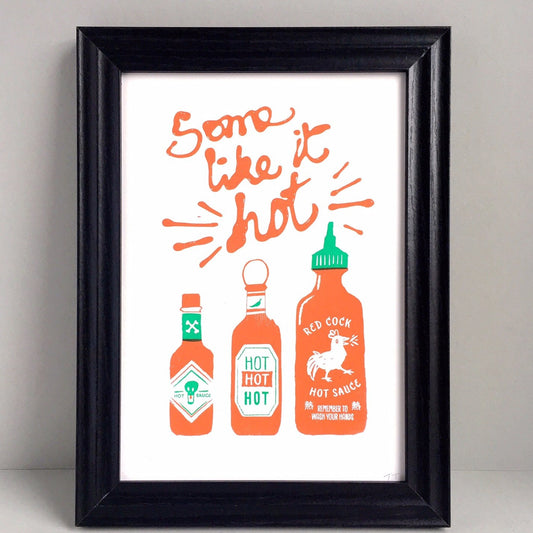 Hot Sauce A4 Screen Print