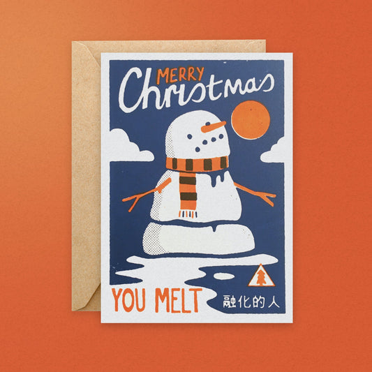 Snowman Christmas card