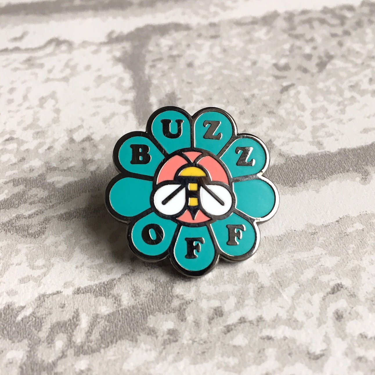 Buzz Off Enamel Pin Badge – toucantango