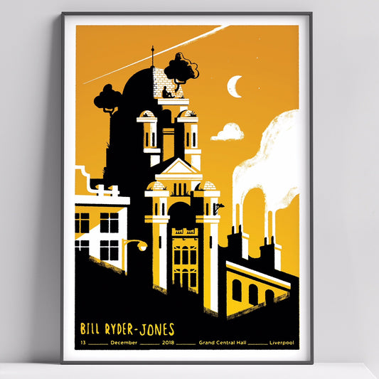Bill Ryder Jones Liverpool Gig Poster